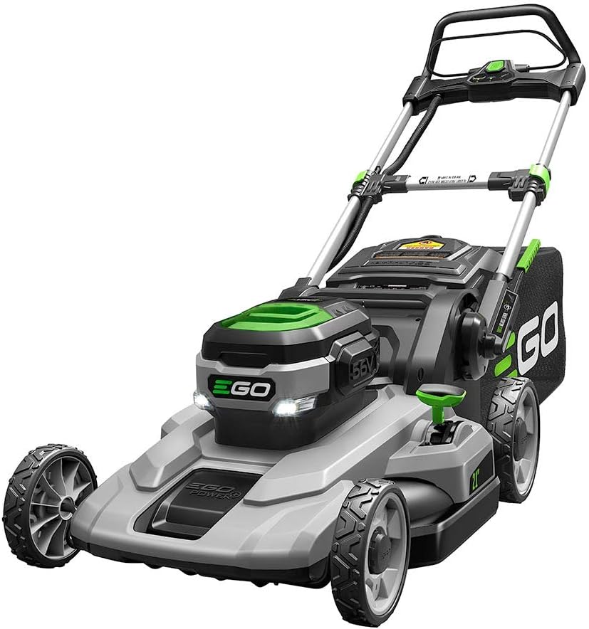 EGO Power+ LM2100 21-Inch 56-Volt Lithium-ion Cordless Lawn Mower Battery  Charger Not Included Not self-propelled