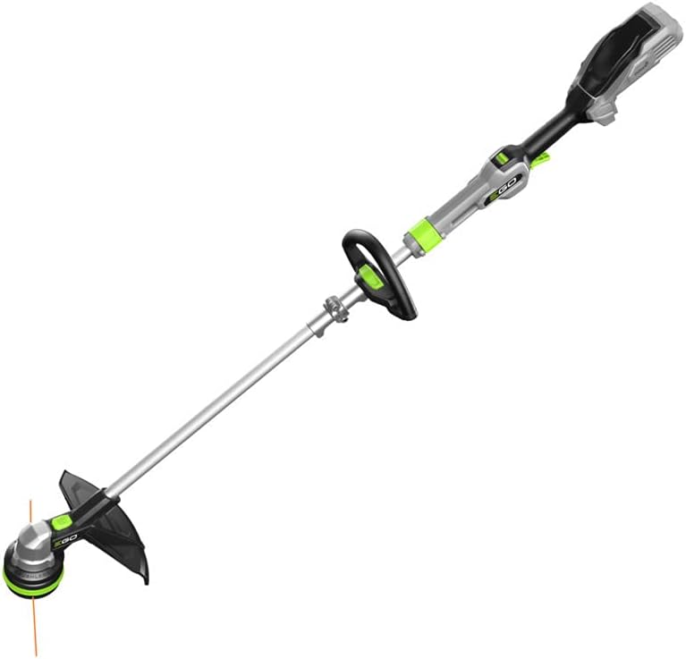 EGO ST1510T 15-Inch 56-Volt Lithium-Ion Cordless String Trimmer with Aluminum Shaft Included, 15in Powerload/Telescopic NO Battery/Charger, Black