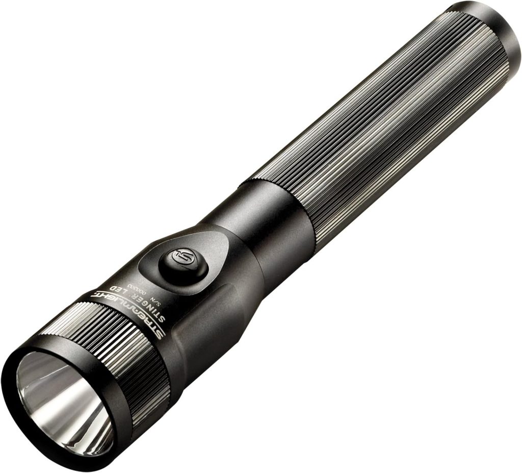 Streamlight 75710 Stinger 425-Lumen LED Rechargeable Flashlight with Nimh Battery Without Charger, Black