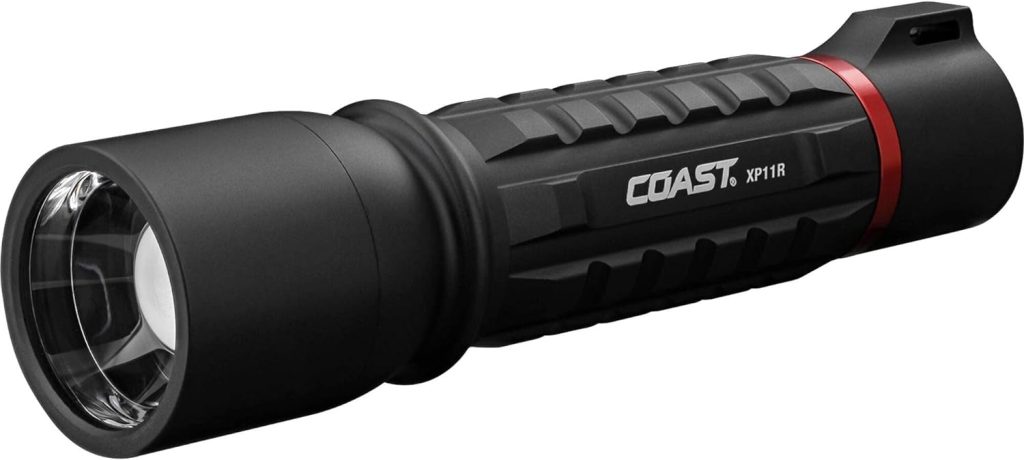 Coast XP11R Rechargeable Dual Power LED Flashlight, 2100 Lumens