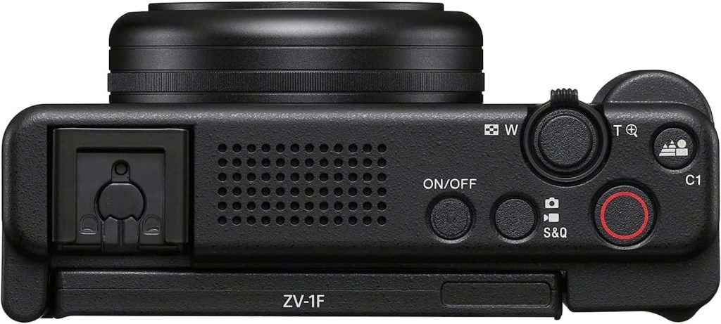 Sony ZV-1F Vlog Camera with 4K Video  20.1MP for Content Creators and Vloggers Black ZV-1F/B Bundle with Deco Gear Case + Extra Battery + Filter Kit + Photo Video Software  Photography Accessories