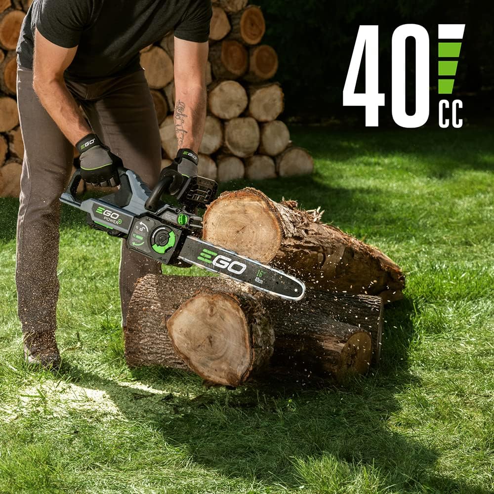 EGO Power+ CS1800 18-Inch 56-Volt Cordless Chain Saw Battery and Charger Not Included